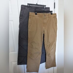 Lot of 2 Cabela's Men's Classic Fit Work Pants sz 36x32
